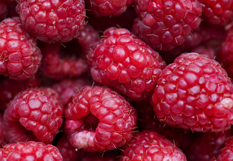 color, growth, background, pattern, season, juicy, healthy, red, natural, raspberries, ripe, ingredient, berries, full frame, macro, vitamins, close-up