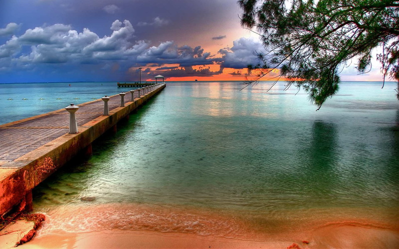 beach, point, rum, 1080P