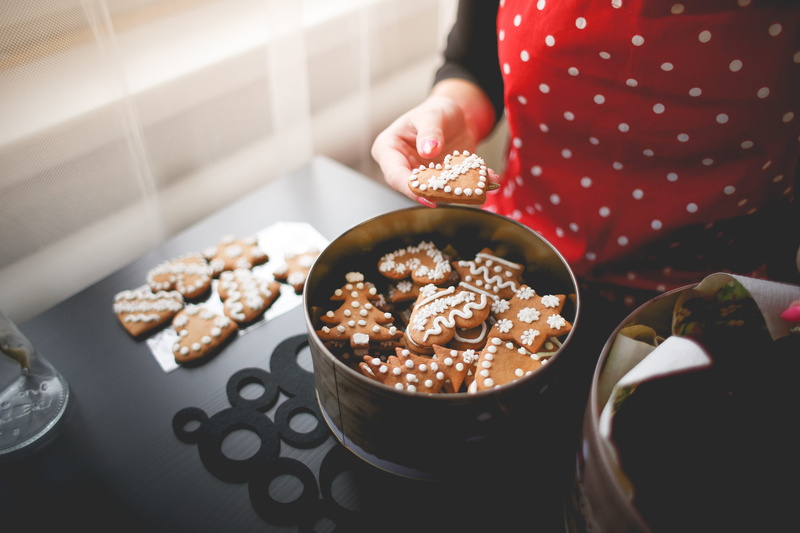 cooking, cookie, high angle view, human body part, breakfast, bowl, freshness, food and drink, midsection, wellbeing, Baking, sweet, top, christmas baking