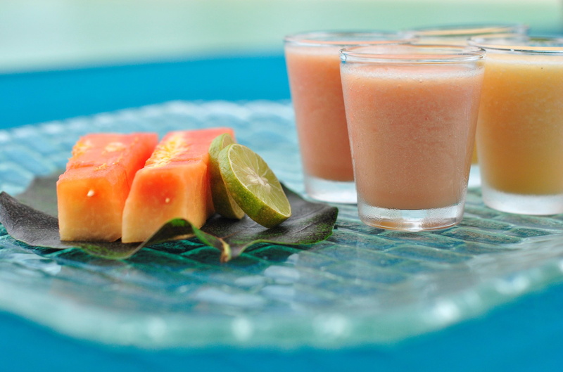 cocktail, ocean, melon, smoothie, island, bora-bora, tropical, fruit, 4K, tahit, paradise, beach, dine, food