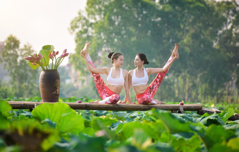 feet, gymnastics, pose, 5K, yoga, girls, summer, Asian girls