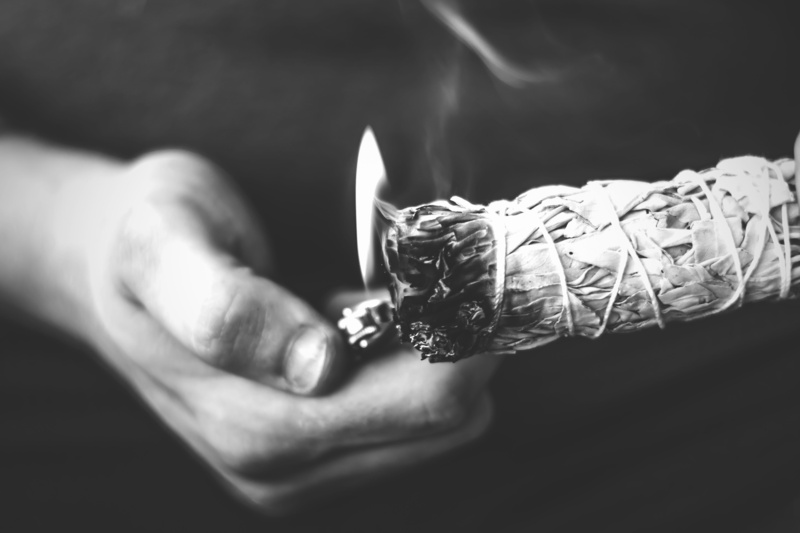 bw, close-up, smoke, flame, ring, nature, jewelry, grayscale, people, indoors, fire - natural phenomenon, lit, peace, heat - temperature, human hand, sage