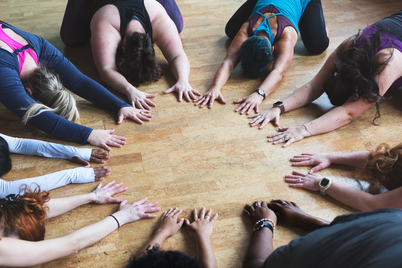 ladies, Workout, Yoga, togetherness, Exercise, medium group of people, friendship, human hand, hand, Women, circle, real people, Meditation, shape, Relax