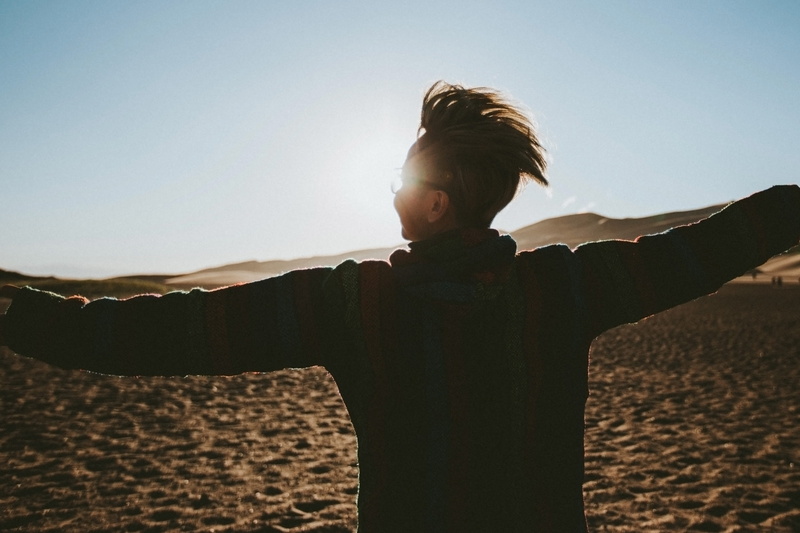 males, hairstyle, real People, sunset, men, freedom, caucasian Ethnicity, nature, sky, young Men, clear sky, leisure activity, outdoors, one Young Man Only
