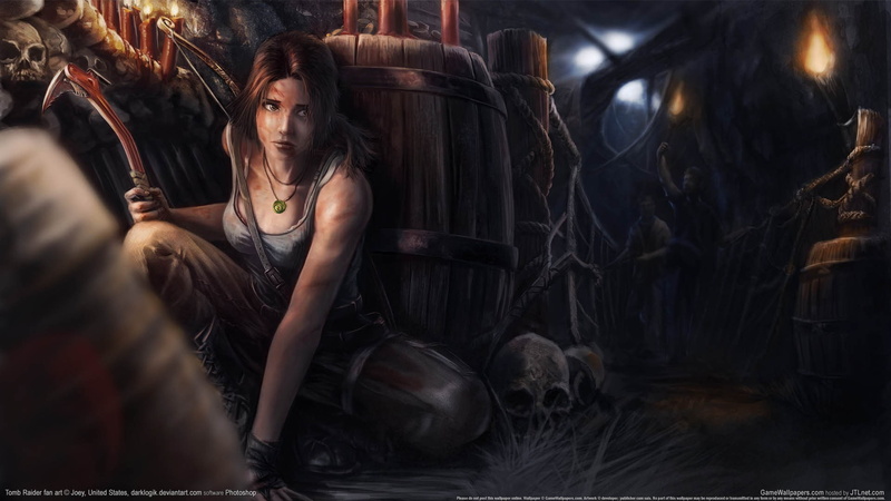 dark, adult, video games, beautiful woman, video game girls, young adult, contemplation, portrait, looking, looking away, artwork, young women, Tomb Raider