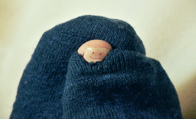 4K, human Face, toe, assertive force, childhood, stuff, sock, human hand, black, blue, greeting card, smiley, sweater, close-up, holding, textile, good mood