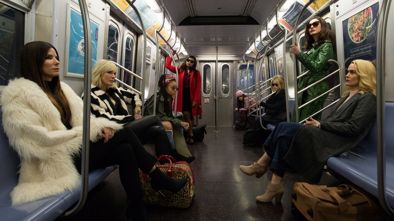 Oceans 8, Anne Hathaway, Rihanna, Mindy Kaling, Cate Blanchett, Sandra Bullock, Helena Bonham Carter, Sarah Paulson, 2K, best movies