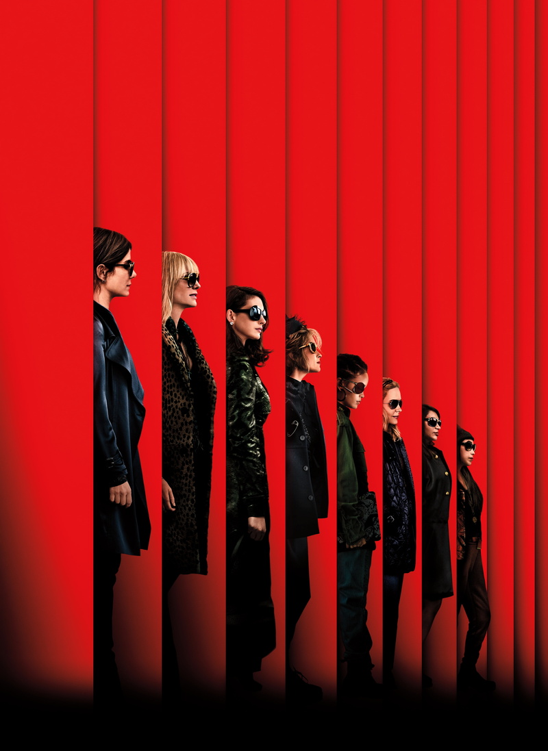Cate Blanchett, Anne Hathaway, Oceans 8, 2018, Sarah Paulson, 4K, Rihanna, Mindy Kaling, Helena Bonham Carter, Sandra Bullock, Awkwafina