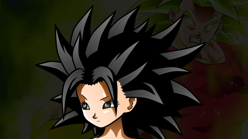 Kale (Dragon Ball), Caulifla (Dragon Ball), Dragon Ball, Dragon Ball Super, 1080P