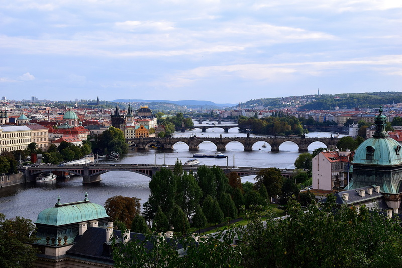 outdoors, czech republic, prague, built structure, no people, nature, arch bridge, arch, historical city, bistro, residential district, historically, trip