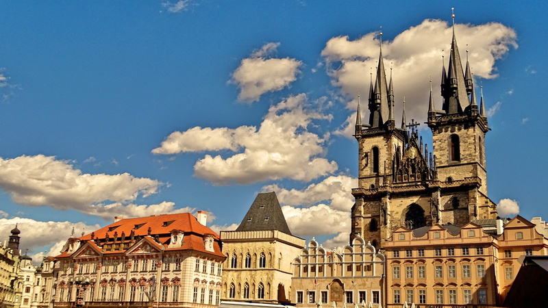 Moldova, 4K, tourism, building exterior, built structure, outdoors, prague castle, no people, place of worship, travel, historical city, cloud - sky, praha