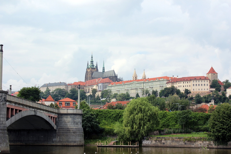 plant, day, building exterior, prague, no people, bridge, city, connection, travel, tree, built structure, 5K, water, cruise, czech republic, historically