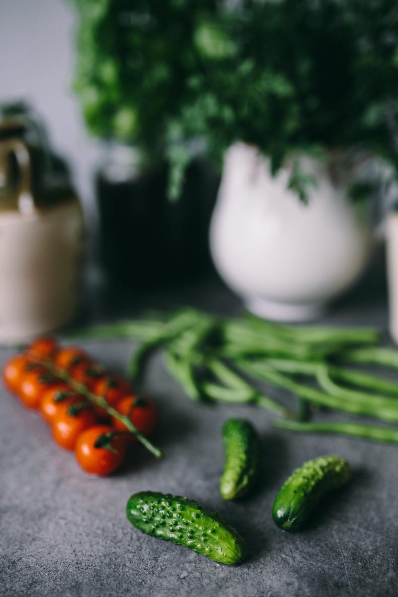 greenery, peas, focus on foreground, chili pepper, close-up, healthy Lifestyle, raw Food, cooking, bell pepper, pepper, plant, organic, freshness, cucumber