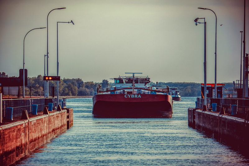 4K, mode of transportation, no people, waters, day, street, lighting equipment, port, create, architecture, moored, sky, rhine cruises, nature, sluice system