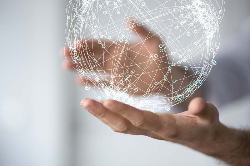 concepts, connection, people, s, symbol, 2K, the Media, holding, global Communications, innovation, data, human Hand, complexity, computer Network, science