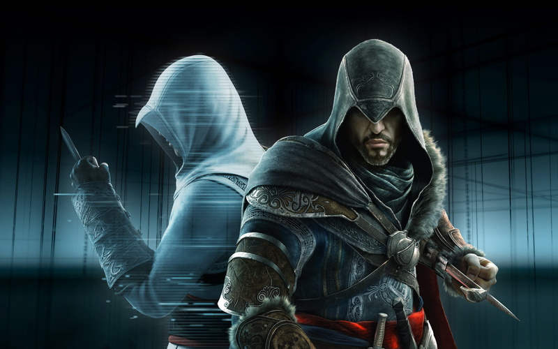 art and craft, hooded shirt, one Person, creed, hood, waist up, weapon, strength, science, warrior, creativity, clothing, revelations, mid adult, males