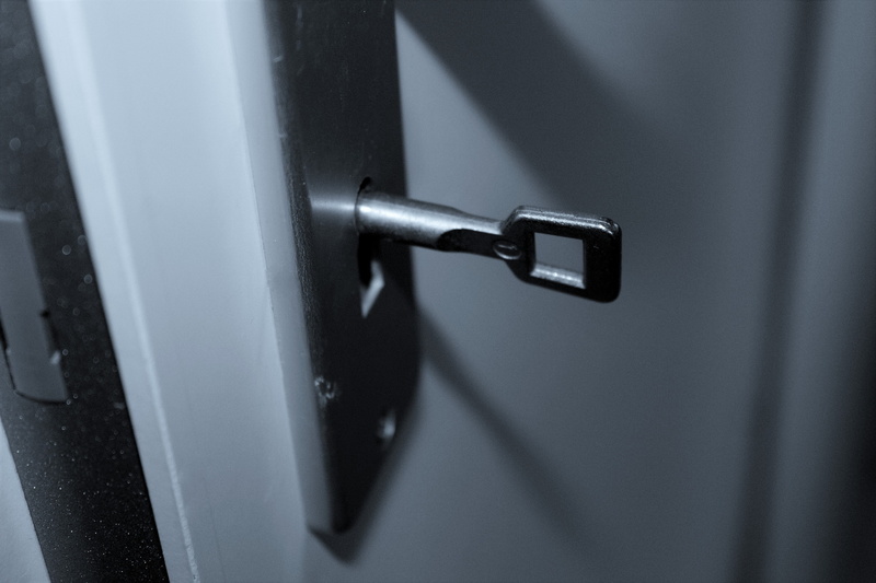 technology, protection, silver colored, black color, lock, connection, 4K, metal, locks to, unlock, doorknob, entry, castle, indoors, knob, full frame