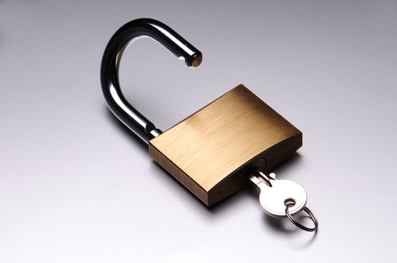 padlocks, business, 4K, data, access, studio shot, connection, indoors, furniture, lock, security system, key, technology, gray, copy space, tools, safety
