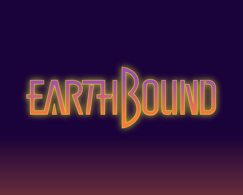Game logo, 720P, Earthbound, SNES
