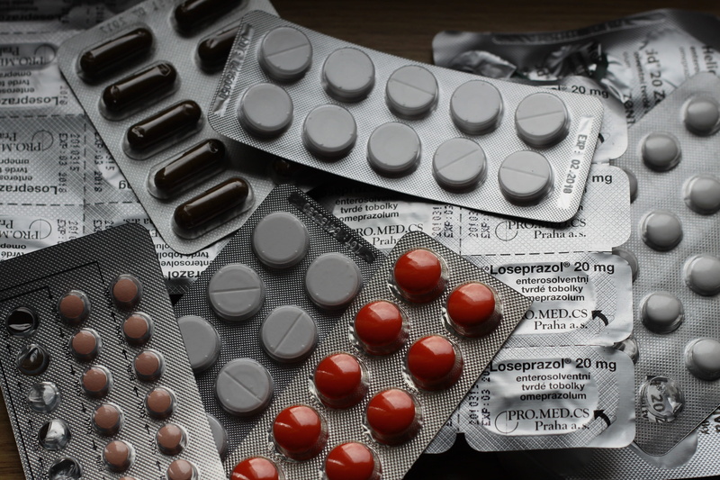 sick, capsule, still life, communication, pack, high angle view, blister pack, pills, medical, close-up, dose, healthcare, red, 2K, tablets, pill, silver colored