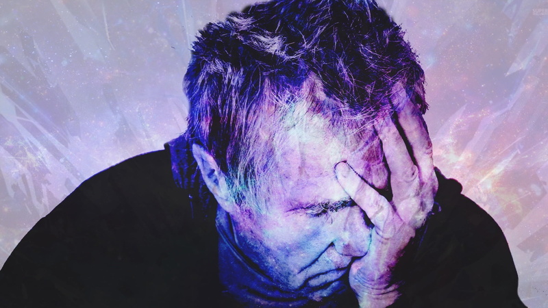 digital composite, work, frustrated, men, depression - sadness, tired, emotional stress, exhausted, pain, human body part, real people, headshot, one man only