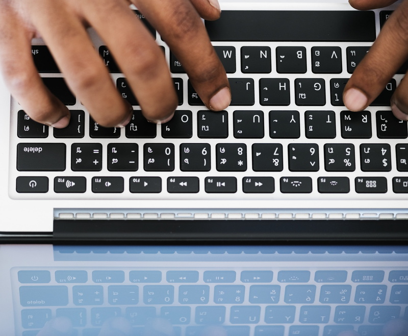 digital device, letter, surfing the net, working, technology, african descent, business, workplace, wireless technology, man, finger, digital, businessman
