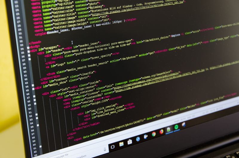 western script, css, screen, software, office, html, technology, data, code, development, 4K, web programmer, wireless technology, communication, computer equipment