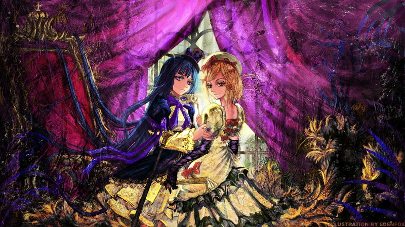 1080P, Lambdadelta (Umineko no Naku Koro ni), Frederica Bernkastel, Anime, Umineko: When They Cry