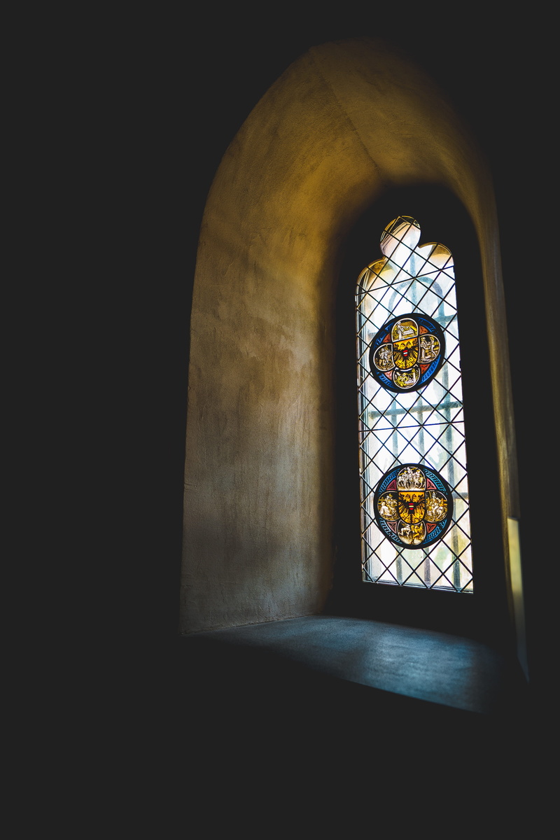 glass - material, window, spice, dark, concrete, built structure, indoors, art, apse, tunnel, place of worship, 5K, floral pattern, hole, light, silhouette