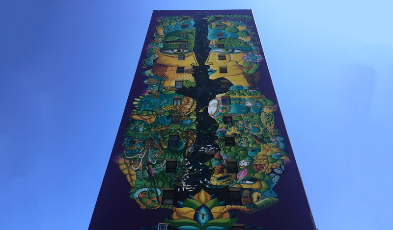 valparaiso, pattern, representation, painting, sky, mural, craft, architecture, day, outdoors, chile, south america, portrait, face, graffiti, 2K, jigsaw puzzle
