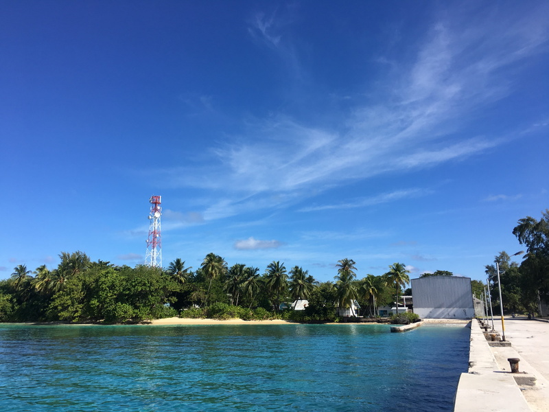 day, sea, maldives, building exterior, scenics - nature, beauty in nature, land, no people, tree, water, 4K, architecture, nature, gan, outdoors, plant