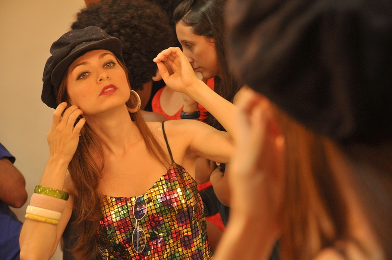 lipstick, feeling, looking, beauty, dressing room, staging, clothing, young women, young adult, artist, applying, drugs, 4K, spring art group, dance, getting dressed