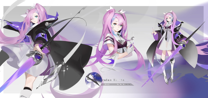 original characters, 4K, Ruo Gan Zhua, anime girls