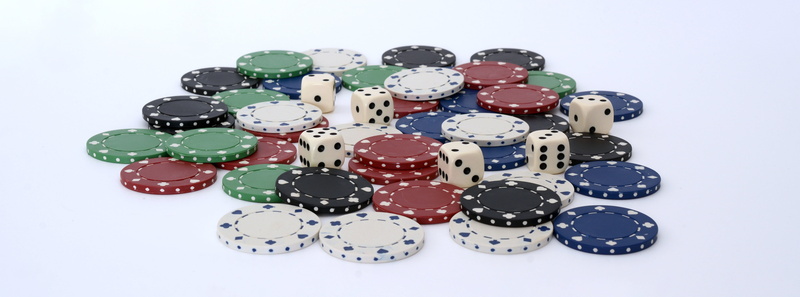 profit, indoors, craps, poker, instantaneous speed, red, blue, close-up, chips, game cube, colored background, no people, day, assorted, white, pay, opportunity