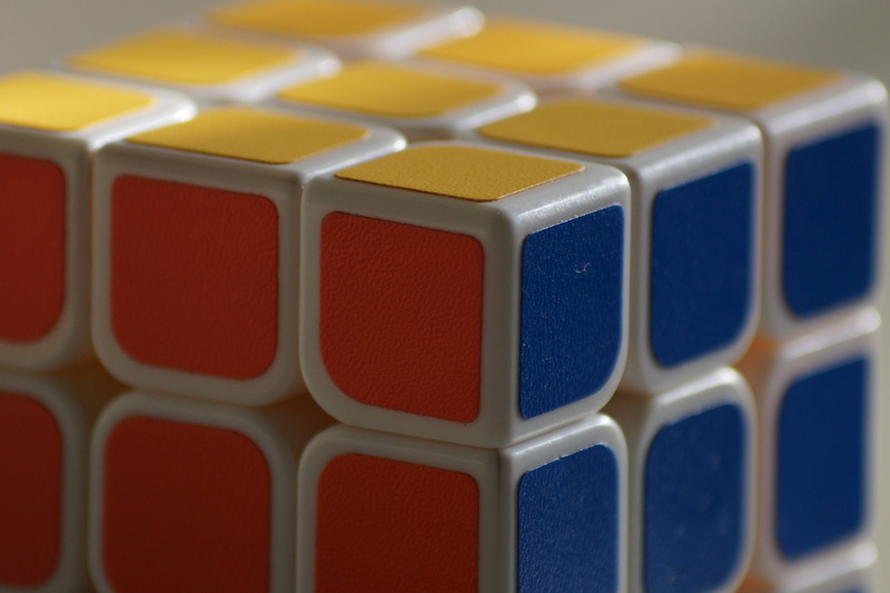 rubiks, variation, blue, toy, day, design, cube, in a row, no people, creativity, Cube, backgrounds, inspiration, choice, side by side, yellow, assemble