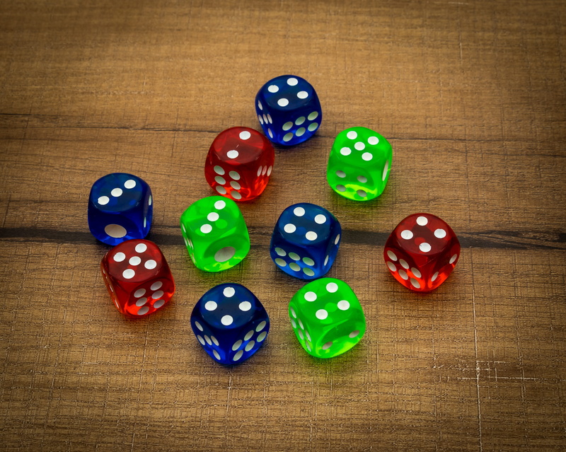 wood - material, loss, high angle view, 4K, gamble, relaxation, bet, risk, group of objects, multi colored, geometric shape, gaming, lucky, gambling, dice