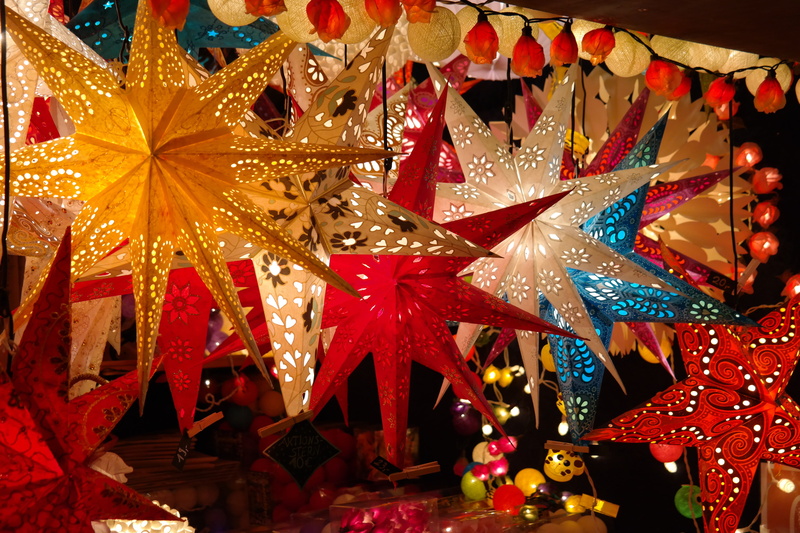 decoration, lighting equipment, star, indoors, lighted, lighting, christmas, light, sale, hanging, shape, design, christmas market, christmas lights, assorted