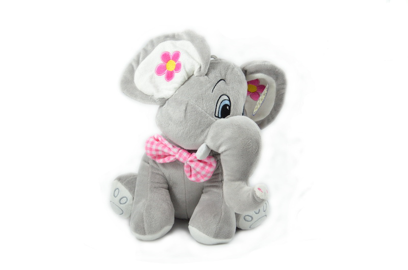 toy, 4K, bear, studio shot, plush, white color, fun, emotion, play, cut out, copy space, small, gray, white background, pink, childhood, innocence, elephant
