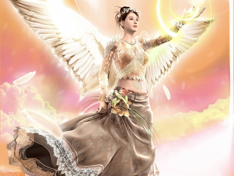 girl, art, fantasy, Abstract, oracle, 720P, hd
