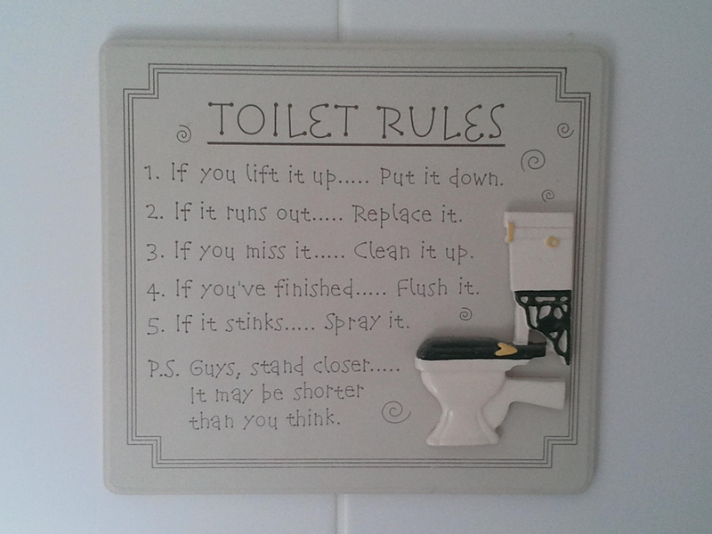 rules, demand, 3d and abstract, 2K, follow, toilet
