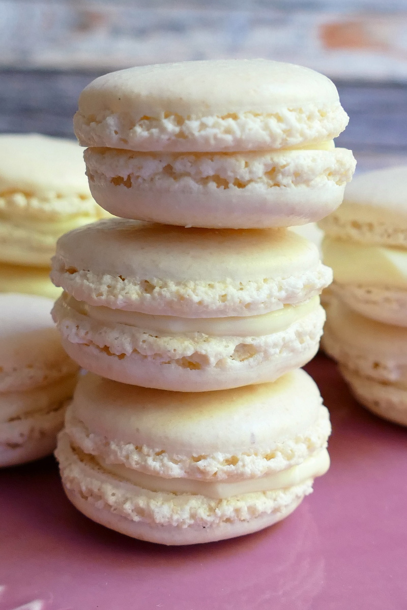 cookie, freshness, macaron, french, indoors, french food, pink, macarons, bake, stack, indulgence, table, candy, food, sweet food, still life, meringue