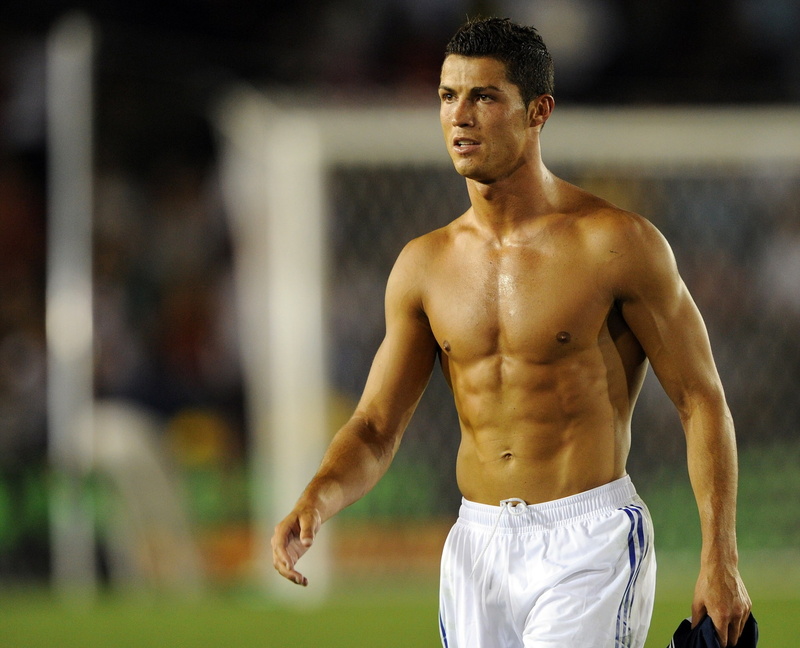 muscular build, young adult, exercising, shirtless, effort, athlete, healthy lifestyle, young men, portrait, handsome, masculinity, cr7 desktop background pictures