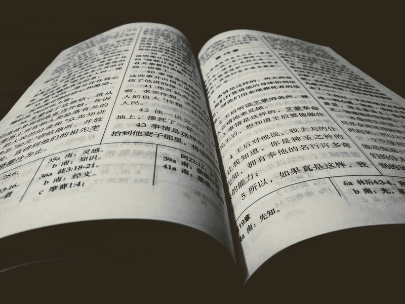 words, page, studio shot, pages, chinese, publication, sheet music, arts culture and entertainment, book, search, ponder, paper, language, 4K, high angle view