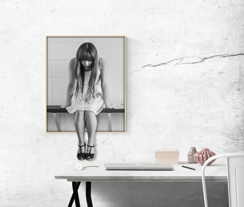 young adult, expression, one person, concern, sitting, hair, woman, stressed, fashion, depression, shelf, copy space, hairstyle, female, dress, human, standing