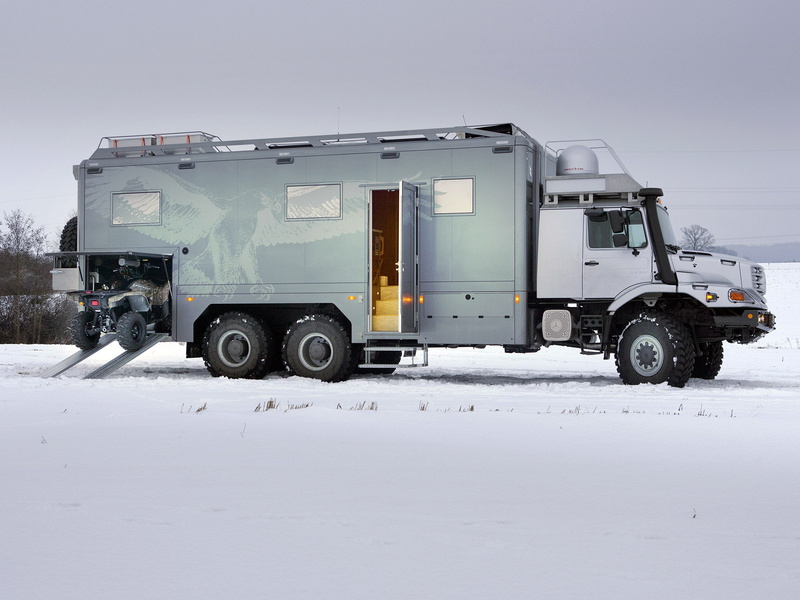 motorhome, 1080P, zetros, 6x6, mercedes, 2733a, vehicle, expedition, benz, offroad, camper, 2011