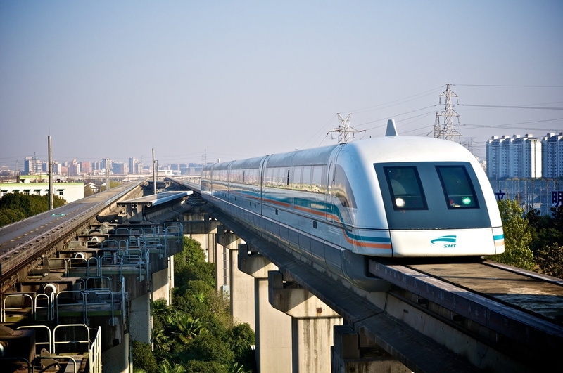 Vehicles, MagLev, Shanghai, Magnetic Levitation, 1080P, Train
