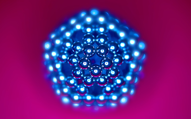 pink, focused, macro, magnets, 2K