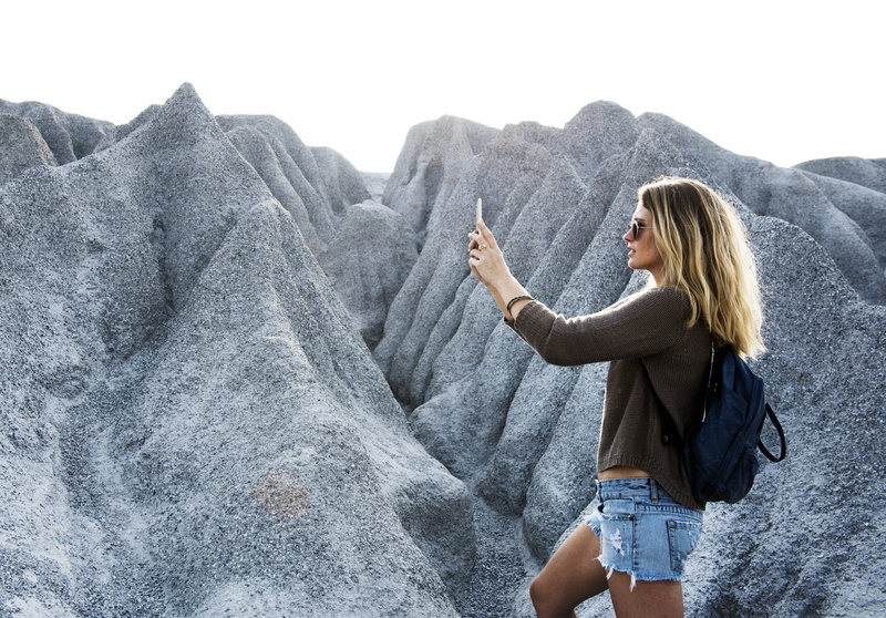backpack, climb, holiday, women, fun, young adult, technology, sky, woman, side view, high, real people, hobby, girl, daylight, casual, backpacking, shoot