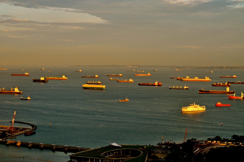 romantic, Water, city, ship, horizon, bay, coast, river, Twilight, architecture, color, waterfront, shipping, 4K, high angle view, vacation, tourism, marina
