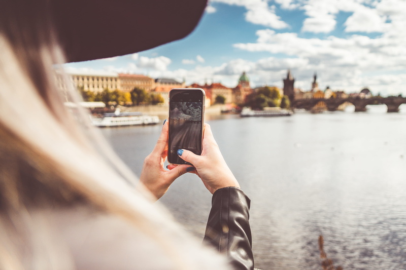 vltava river, river, sky, bridge - Man Made Structure, city, young Adult, caucasian Ethnicity, urban Scene, communication, autumn, travel Destinations